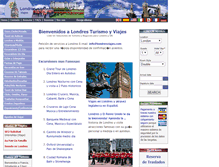 Tablet Screenshot of londresviajes.com